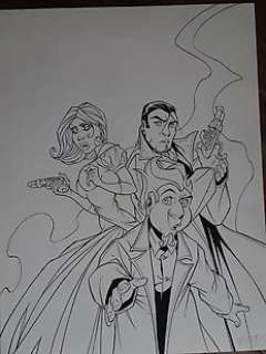 Cyril Trichet | Trichet, Cyril - Couverture originale - Les arcanes du Midi-Minuit - Pour le coffret T1-T3 chez Soleil - (2004) | Catawiki