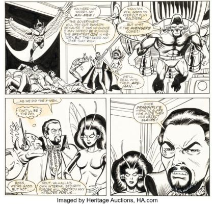 Dave Cockrum and Sam Grainger Classic X-Men #3 Count Nefaria and Ani-Men Story Page 3 Original Art (Marvel, 1986). | Heritage