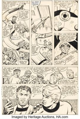 George Pérez and Chic Stone Fantastic Four Annual #15 Story Page 4 Original Art (Marvel, 1980). | Heritage