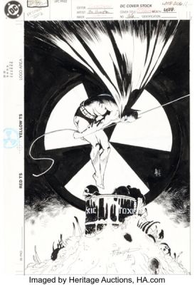 Bo Hampton Legends of the Dark Knight #36 Cover Original Art (DC, 1992). (Total: 2 Original Art)