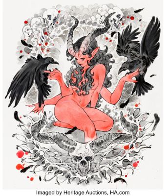 Peach Momoko Big Rig #1 Variant Cover Original Art (Vault, 2025). | Heritage