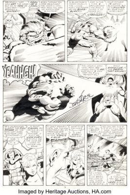 John Byrne and Al Gordon Fantastic Four #290 Story Page 5 Original Art (Marvel, 1986). | Heritage