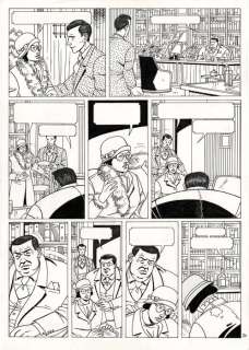 Taymans, André - Planche originale - Nero Wolfe T1 - Les Compagnons de la peur - (1990) | Catawiki