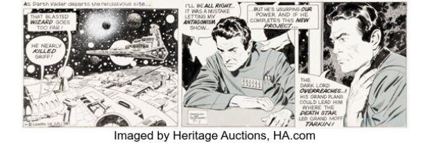 Al Williamson Star Wars Daily Comic Strip Original Art dated 5-1-81 (LA Times Syndicate, 1981). | Heritage