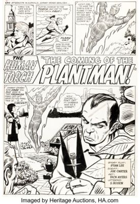 Dick Ayers Strange Tales #113 Story Page 1 Original Art (Marvel, 1963). | Heritage