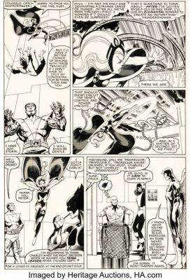 John Byrne and Terry Austin The X-Men #139 Story Page 6 Original Art (Marvel, 1980). | Heritage