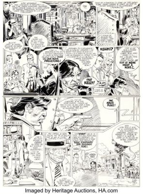 Jean Giraud (Moebius) Blueberry, Le Bout de la Piste #22 Story Page 7 Original Art (Novedi, 1986). | Heritage