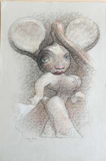 Carlos Nine - Original illustration cm. 25x36. 2001. Signed. Mint