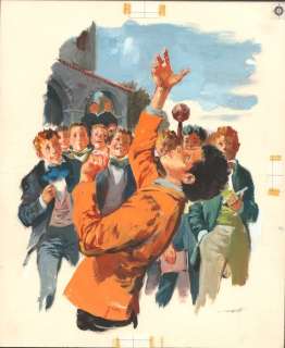 Follet, René | Follet, René - Dessin original couleur - La vie extraordinaire de Saint Jean Bosco - (1961) | Catawiki