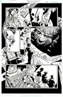 Carlos Meglia (1957-2008) - Crimson - Original Page - Carlos Meglia - Scarlet - (1999)