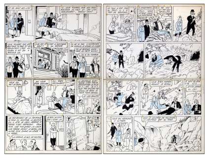 Tillieux | Félix, ensemble de deux planches successives… | Millon