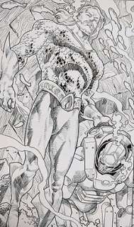 Joe Bennett & Vicente Cifuentes - Aquaman #39 - Original page by Joe Bennett & Vicente Cifuentes - (2018)