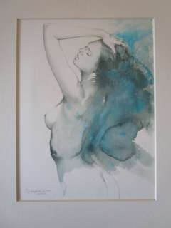 Giovanna Casotto | G. Casotto - original illustration "La femme bleue" - Exemplaire unique - (2021) | Catawiki