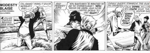 Romero, Enric Badia - Original strip - Modesty Blaise - #10104 - last strips ! - (2001) | Catawiki