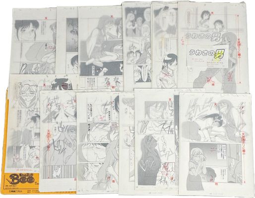 Masaharu Matoba Hand-Drawn Manuscript "Uwasa no Otoko" (16 pages) | Mandarake (Big Web)