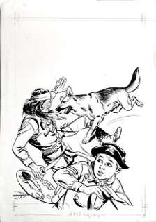 Marcello, Carlo Raffaele - 1 Original cover - Rin Tin Tin