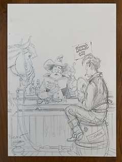 Bodart, Denis - 1 Original preliminary drawing - Hommage à Morris - 2015 | Catawiki