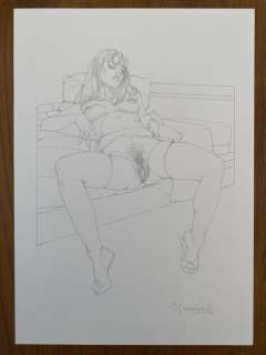 Casotto, Giovanna - 1 Original drawing - Sex in Italy - Sexy nurse | Catawiki