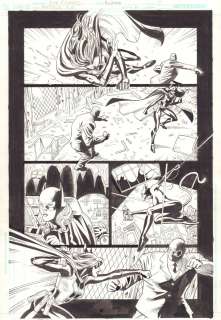 Cliff Richards, Rebecca Buchman - Huntress: Year One #6 P.9 - Batgirl, Catwoman, & Huntress Action - 2008