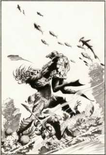 Mark Schultz - Original Cover Art for Predator: Hell and Hot Water #1 (1997). This amazing piece of artwork is - | Heritage