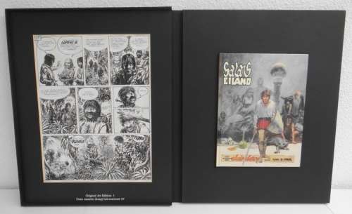 Kresse, Hans G. - 1 Page originale + album de luxe - Alain d’Arcy - Satanseiland - 1977 | Catawiki