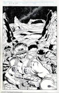 Jim Fern and Mark McKenna - Original Cover Art for Rogue Trooper #29 (Fleetway Comics, 1988). Betrayed by his -