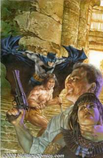 Dave Dorman - Original Cover Painting for Batman/Tarzan: Claws of the Cat-Woman #1 (Darkhorse/DC, 1999). Artist -