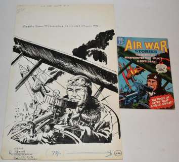 P/I COMIC COVER ILLUS. "AIR WAR STORIES" 1966 | EstateOfMind