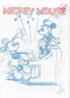 Millet - 1 Original drawing - Mickey Mouse - Mickey & Minnie - 2024 | Catawiki