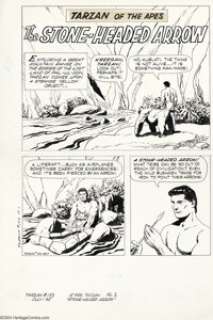 Jesse Marsh - Tarzan #152, Complete 15-page story, "The Stone-Headed Arrow" Original Art (Gold Key, -
