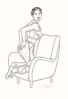 Baldazzini, Roberto - 1 Original drawing - Chiara Rosenberg / “Wow” | Catawiki