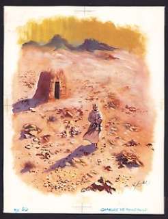 Follet, René - 1 Original colour drawing - Charles de Foucauld - 1962 | Catawiki