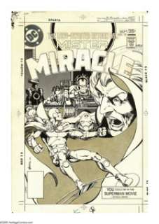 Marshall Rogers - Mister Miracle #19 Cover Original Art (DC, 1977). Having just finished their short, but -