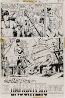 Alex Nino - Adventure Comics #427, Complete 7-page Story "Captain Fear in His Daughter’s Keeper" Original - | Heritage