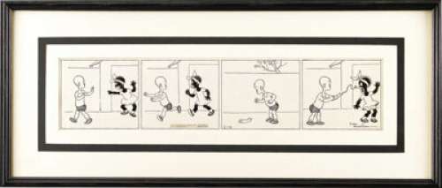 Carl Anderson - Henry Daily Comic Strip Original Art, dated 3-18-1935 (King Features, 1935). This installment of -
