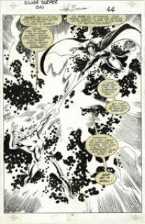John Buscema and Vince Mielcarek - Silver Surfer: Judgment Day, page 46 Original Art (Marvel, 1988). The Prince of -