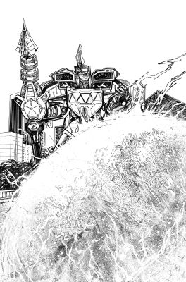 Gavin Smith | Gavin Smith - Mighty Morphin Power Rangers: Zord Quest #1, Page 38 | Modern Mythology Comic Art