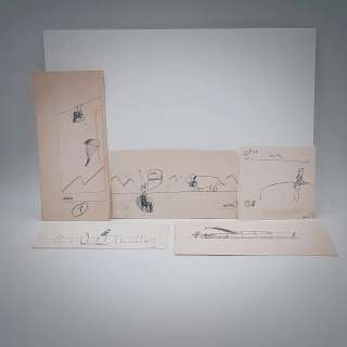 Paul Audin, dit "Avoine" (1939-2017) Ensemble de cinqs dessins dont… | misc / divers