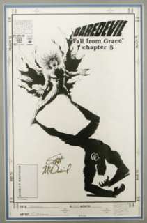 Scott McDaniel - Daredevil #324 Cover Original Art (Marvel, 1994). Morbius, the living vampire takes center -