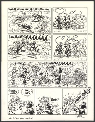 Batem | Le Marsupilami - Palombie secrète (T.30) - Planche originale n°38 | Daniel Maghen