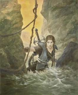 Alberto Varanda - Jaïna, peinture originale - La geste des chevaliers dragons