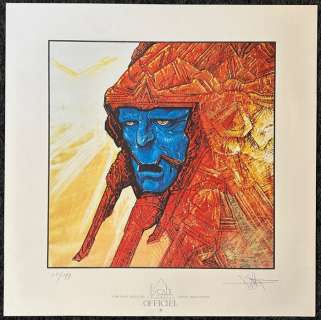 Druillet, Philippe - 1 Offset Print - Masque - 1989 | Catawiki