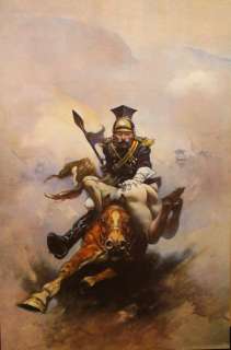 Frazetta, Frank - 1 Franck Frazetta "La charge", Edition limitee et numerotee Fine Art Giclee XL sur papier premium en - Frazetta fantasy - la charge, "flashman" - 1979 | Catawiki