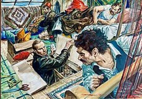 Guido Buzzelli - 1 Original colour drawing - Original illustration - 1982 | Catawiki