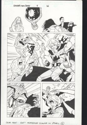 Spider-Man Family #4 Pg 16 Original Art Leonard Kirk Agents of Atlas Marvel | Neat Stuff Vault