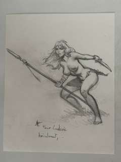 Bournay, Nicolas - 1 Original drawing - Requiem Tenebrae - 2000