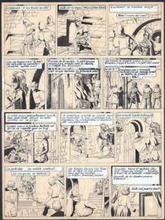 De Moor, Bob - 1 Page originale + album de luxe - De Leeuw van Vlaanderen / Le Lion de Flandre - (p.33) - 1949 | Catawiki