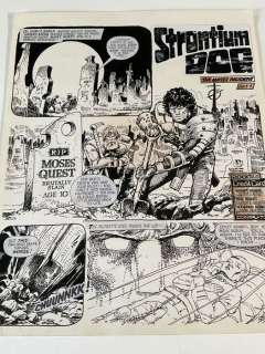 Ezquerra, Carlos - 1 Original page - Strontium Dog - The Moses Incident (part 4)- Title page - 1983 | Catawiki