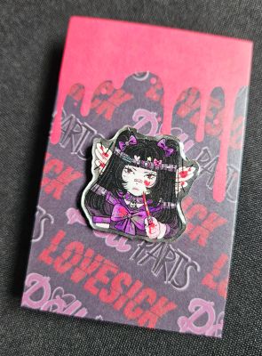 Luana Vecchio | Doll Parts - Maddie "Wings" Enamel Pin | Kinetic Collectibles