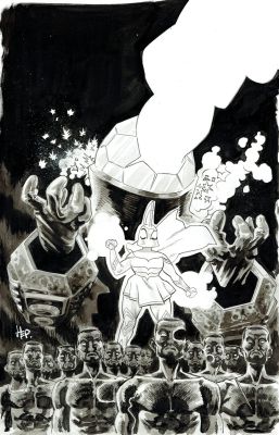 Scott Hepburn | Scott Hepburn - FROM THE WORLD OF MINOR THREATS: THE BROOD Cover # 2 | Panel Punk Comics Originals